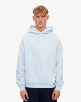 Bio-Oversize-Kapuzenpullover – Polar Blue