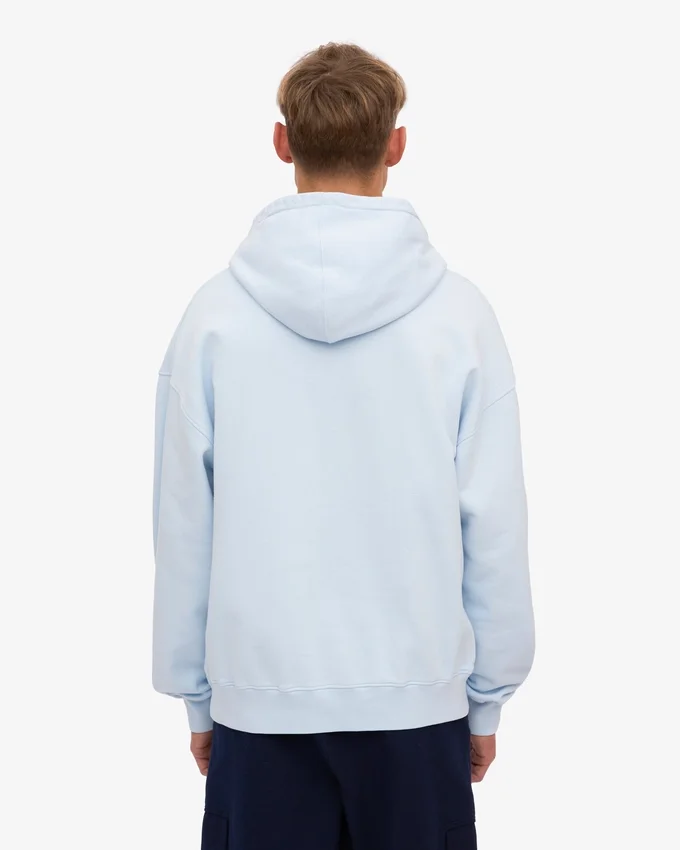 Bio-Oversize-Kapuzenpullover – Polar Blue