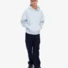 Bio-Oversize-Kapuzenpullover – Polar Blue