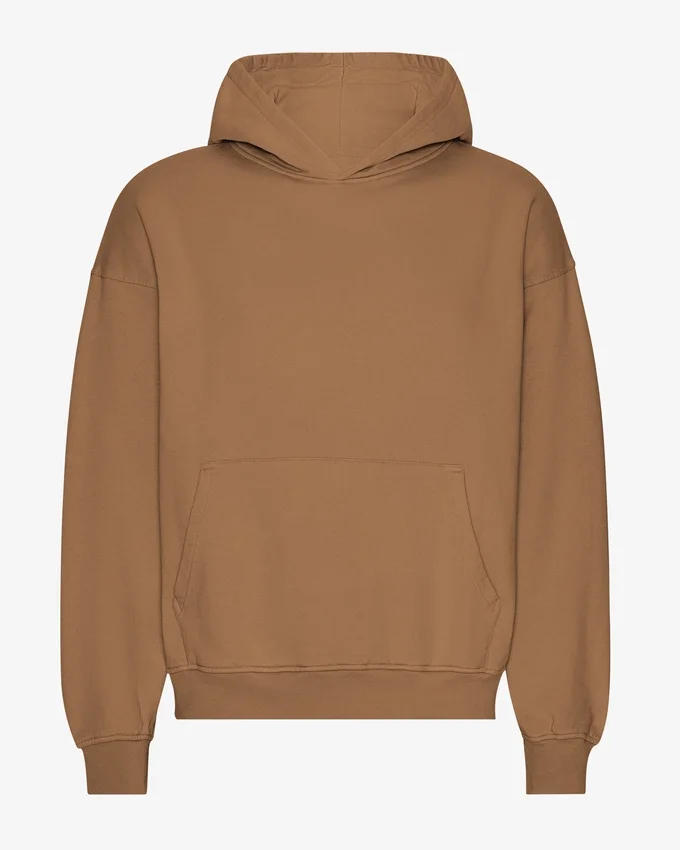 Bio-Oversize-Kapuzenpullover – Sahara-Camel