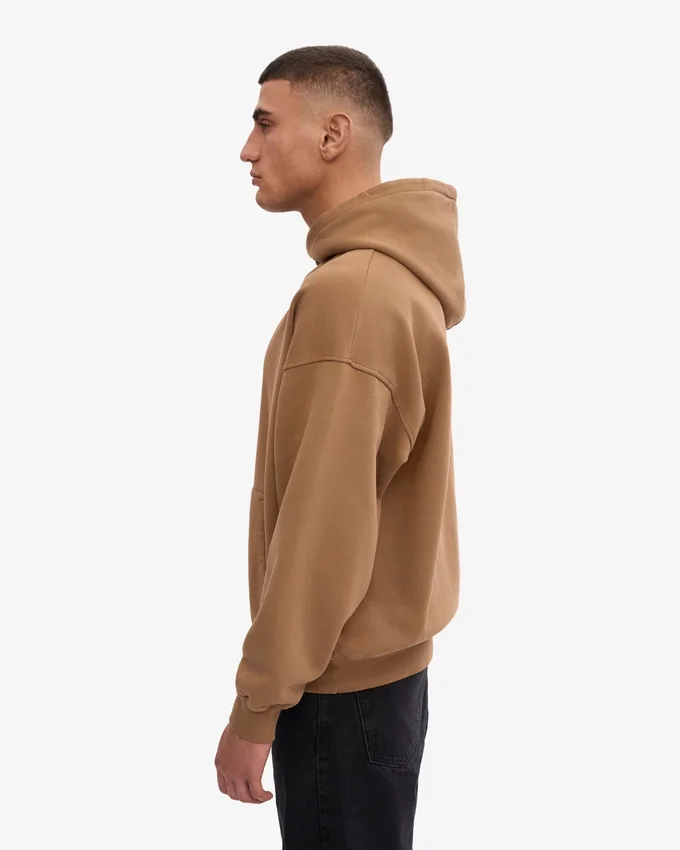 Bio-Oversize-Kapuzenpullover – Sahara-Camel