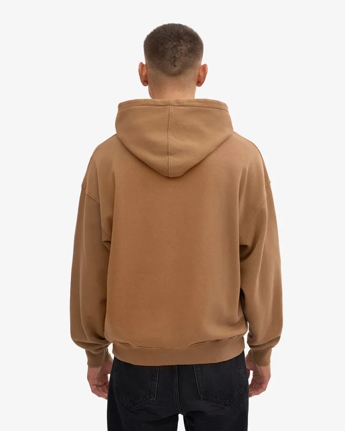 Bio-Oversize-Kapuzenpullover – Sahara-Camel