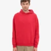 Bio-Oversize-Kapuzenpullover – Scharlachrot