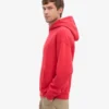Bio-Oversize-Kapuzenpullover – Scharlachrot