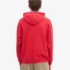 Bio-Oversize-Kapuzenpullover – Scharlachrot