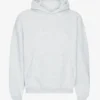 Bio-Oversize-Kapuzenpullover – Snow Melange