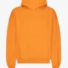 Bio-Oversize-Kapuzenpullover – Sonniges Orange
