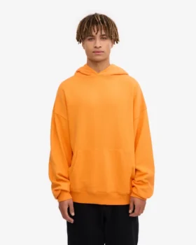 Bio-Oversize-Kapuzenpullover – Sonniges Orange