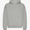 Bio-Oversize-Kapuzenpullover – Stahlblau
