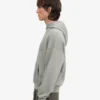 Bio-Oversize-Kapuzenpullover – Stahlblau