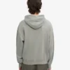 Bio-Oversize-Kapuzenpullover – Stahlblau
