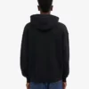 Bio-Oversize-Kapuzenpullover – Tiefschwarz
