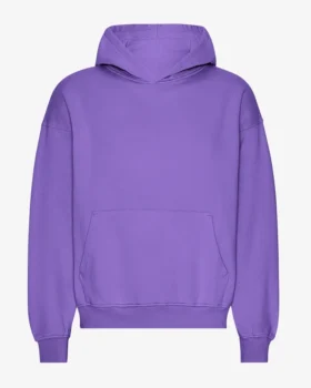 Bio-Oversize-Kapuzenpullover – Ultraviolett