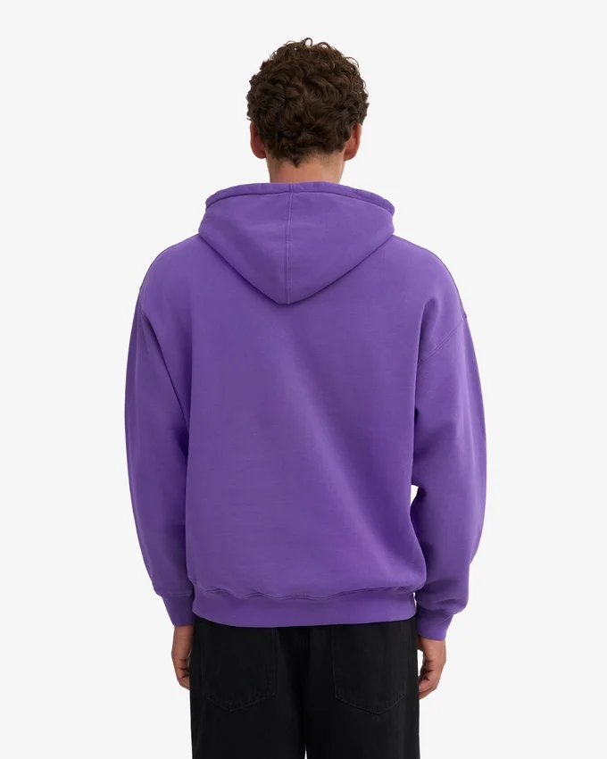 Bio-Oversize-Kapuzenpullover – Ultraviolett
