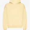 Bio-Oversize-Kapuzenpullover – Zartgelb