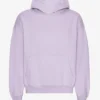 Bio-Oversize-Kapuzenpullover – Zartlavendel