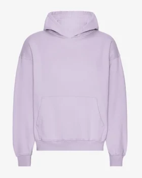 Bio-Oversize-Kapuzenpullover – Zartlavendel