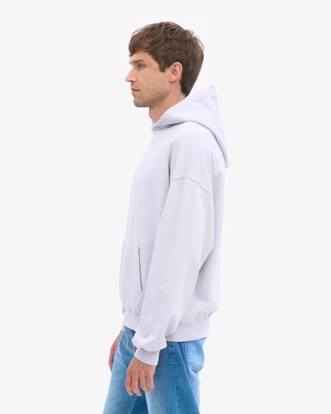 Bio-Oversize-Kapuzenpullover – Zartlavendel