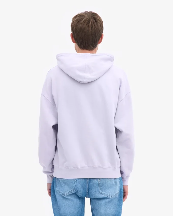 Bio-Oversize-Kapuzenpullover – Zartlavendel
