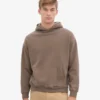 Bio-Oversize-Kapuzenpullover – Zedernbraun