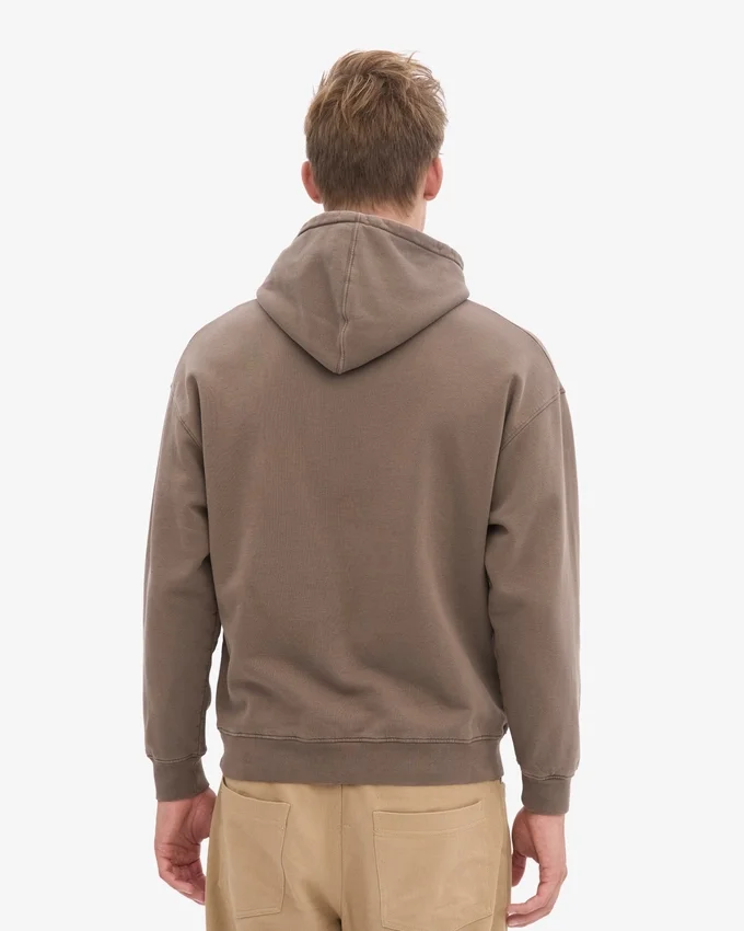 Bio-Oversize-Kapuzenpullover – Zedernbraun
