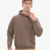 Bio-Oversize-Kapuzenpullover – Zedernbraun