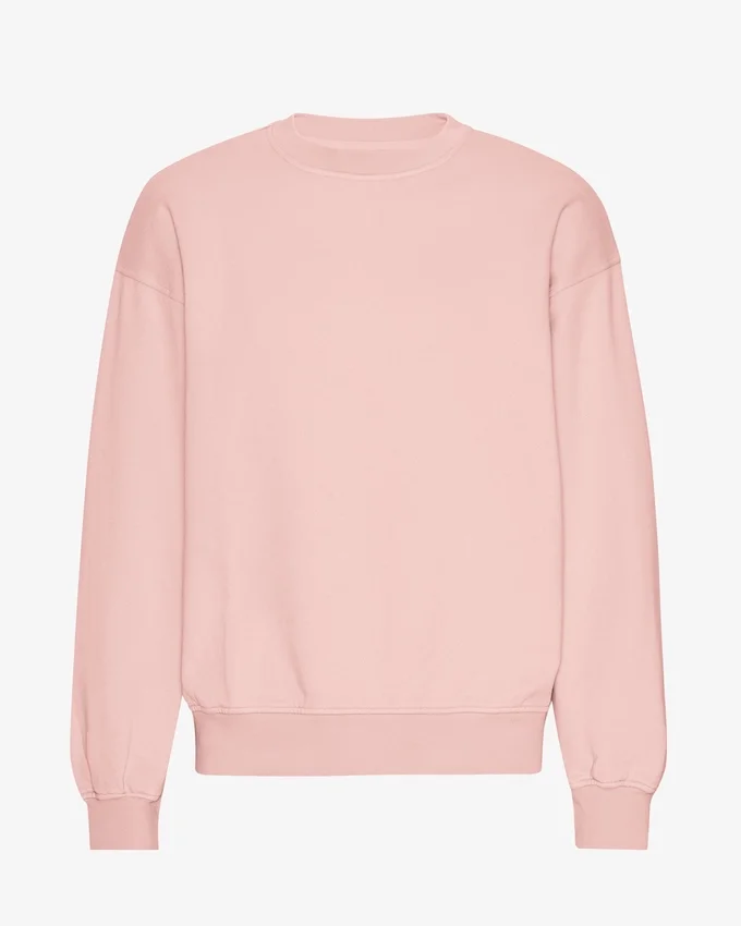 Bio-Oversize-Pullover – Blassrosa
