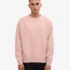 Bio-Oversize-Pullover – Blassrosa