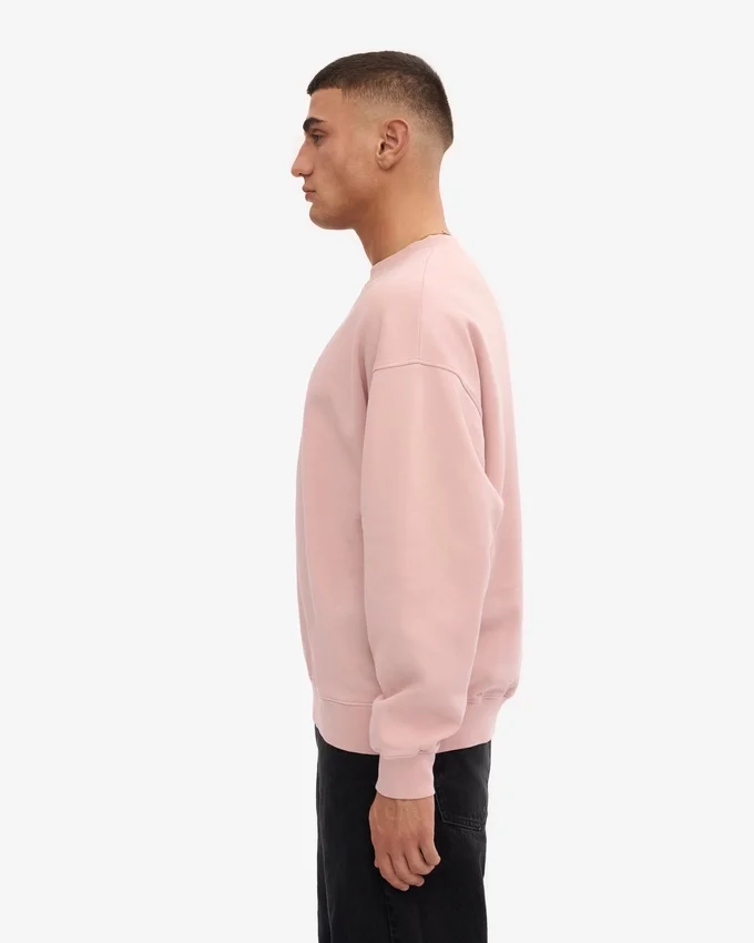 Bio-Oversize-Pullover – Blassrosa