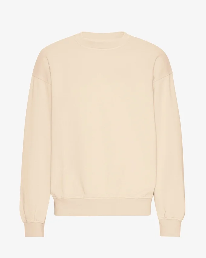 Bio-Oversize-Pullover – Elfenbeinweiß