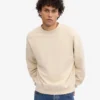 Bio-Oversize-Pullover – Elfenbeinweiß