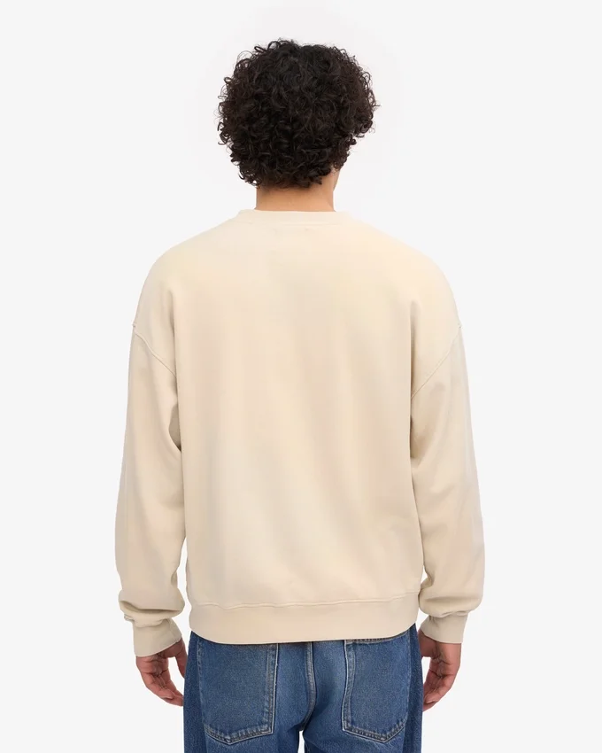 Bio-Oversize-Pullover – Elfenbeinweiß
