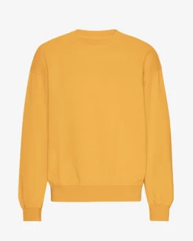 Bio-Oversize-Pullover – gebranntes Gelb