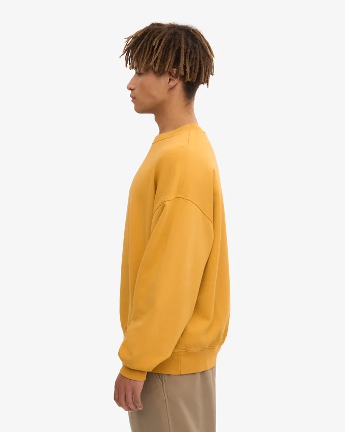 Bio-Oversize-Pullover – gebranntes Gelb