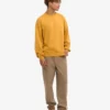 Bio-Oversize-Pullover – gebranntes Gelb