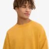Bio-Oversize-Pullover – gebranntes Gelb