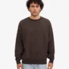 Bio-Oversize-Pullover – Kaffeebraun