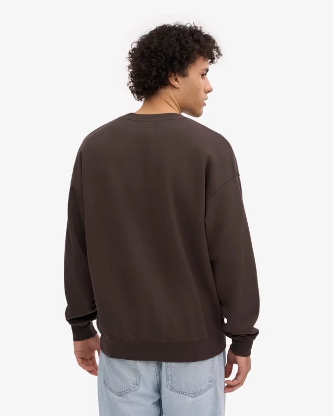 Bio-Oversize-Pullover – Kaffeebraun