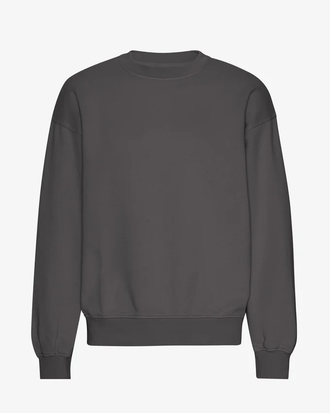 Bio-Oversize-Pullover – Lavagrau