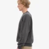 Bio-Oversize-Pullover – Lavagrau