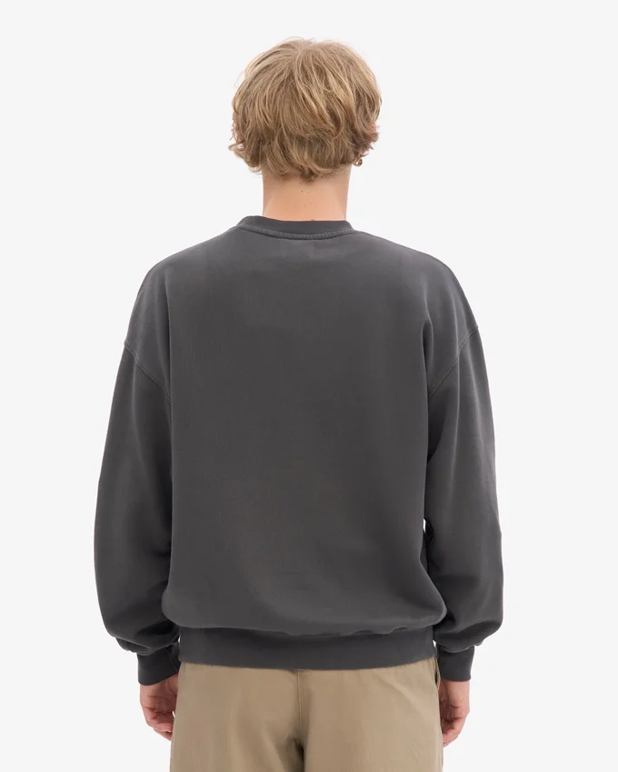 Bio-Oversize-Pullover – Lavagrau