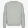 Bio-Oversize-Pullover – Meliert-Grau