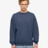 Bio-Oversize-Pullover – Petrolblau