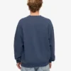 Bio-Oversize-Pullover – Petrolblau