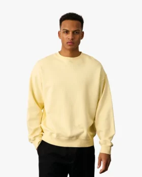 Bio-Oversize-Pullover – Scharlachrot
