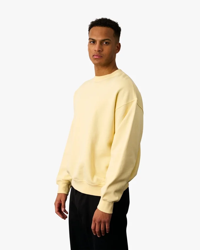 Bio-Oversize-Pullover – Scharlachrot