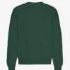 Bio-Oversize-Pullover – Smaragdgrün