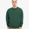 Bio-Oversize-Pullover – Smaragdgrün