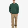 Bio-Oversize-Pullover – Smaragdgrün