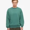 Bio-Oversize-Rundhals-Shirt – Kieferngrün